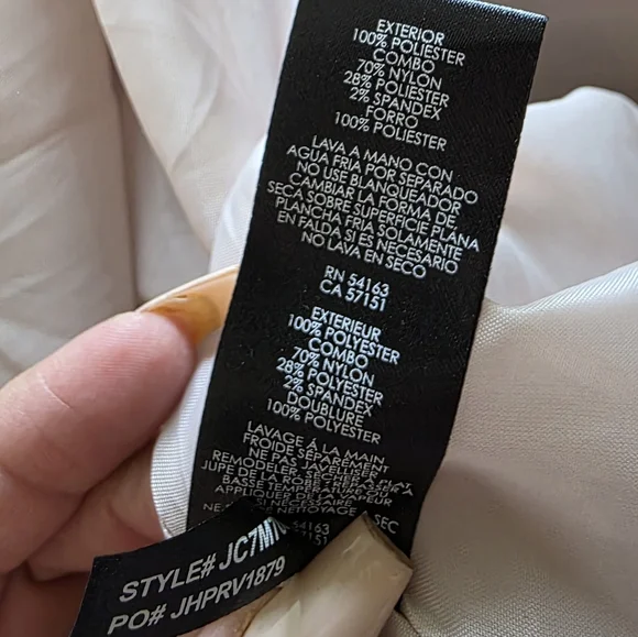 Elegant Lace Top and Satin Skirt Dress Size 14 - Picture 11 of 11